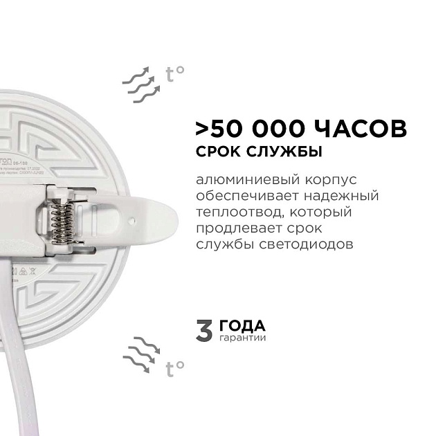 Светодиодная панель безрамочная Apeyron 06-100 Фото № 2