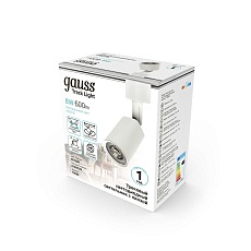 Трековый светодиодный светильник Gauss TR089 2