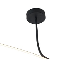 Подвесной светодиодный светильник Italline IT013-6025 black 3000K 2