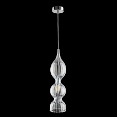 Подвесной светильник Crystal Lux Iris SP1 B Transparent 2