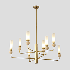 Подвесная люстра Crystal Lux SIMPLY SP8 BRASS 1