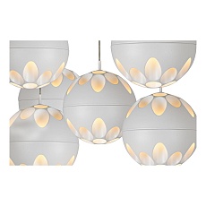 Подвесная светодиодная люстра iLedex Mob P1009-6 WH 1