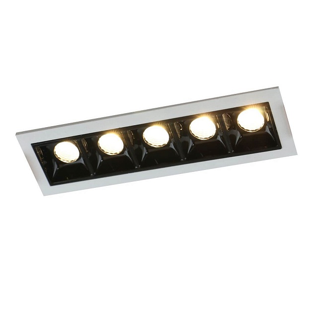 Встраиваемый светодиодный светильник Arte Lamp Grill A3153PL-5BK изображение 1 Встраиваемый светодиодный светильник Arte Lamp Grill A3153PL-5BK Фото № 1