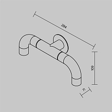 Бра Maytoni Outdoor O477WL-L4GF3K 1