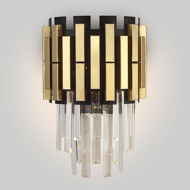 Настенный светильник Bogates Deseo 337/2 золото / черный Фото № 1