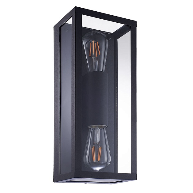 Уличный настенный светильник Arte Lamp Belfast A4569AL-2BK изображение 1 Уличный настенный светильник Arte Lamp Belfast A4569AL-2BK Фото № 1
