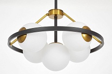 Подвесная люстра Lumina Deco Donzano LDP 8034-5 BK+WT 2