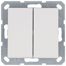 Выключатель двухклавишный Jasmart G3022W 1