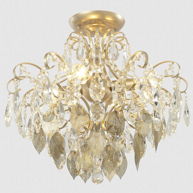 Потолочная люстра Crystal Lux Esmiralda PL4 Gold изображение 3 Потолочная люстра Crystal Lux Esmiralda PL4 Gold Фото № 3