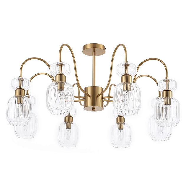 Потолочная люстра Escada Gloss 1141/8PL Clear изображение 1 Потолочная люстра Escada Gloss 1141/8PL Clear Фото № 1