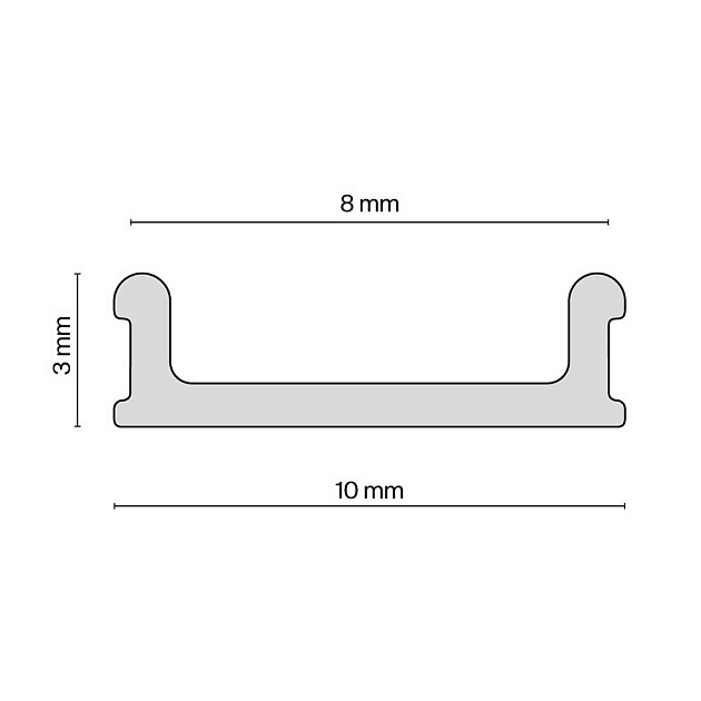Вставка-заглушка Maytoni Technical ALM012-SC-B Фото № 2