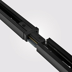 Коннектор прямой Hesby Lighting Skylite для накладного шинопровода 220В, чёрный HSBL_0004 1