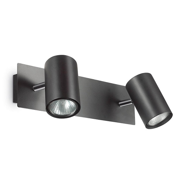 Спот Ideal Lux Spot AP2 Nero 156743 изображение 1 Спот Ideal Lux Spot AP2 Nero 156743 Фото № 1