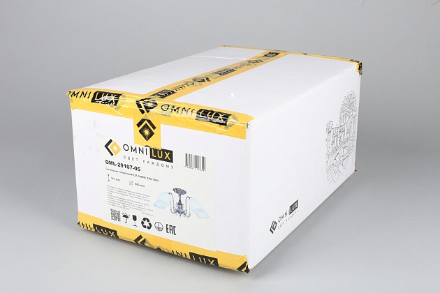 Потолочная люстра Omnilux Leonessa OML-29107-05 изображение 6 Потолочная люстра Omnilux Leonessa OML-29107-05 Фото № 6