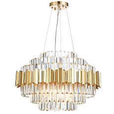 Подвесная люстра Natali Kovaltseva Ruby 81442/10C Gold