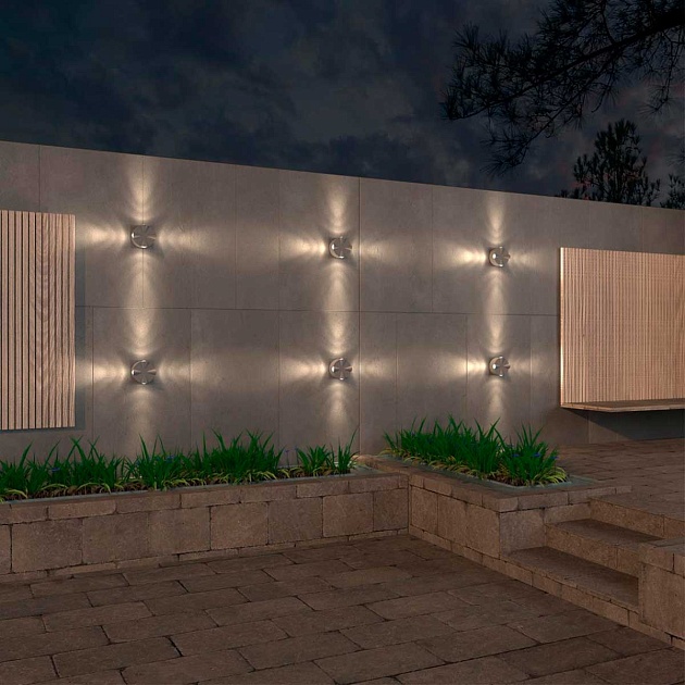 Уличный настенный светодиодный светильник Novotech Street Calle 358938 Фото № 5