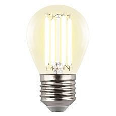 Лампа светодиодная Uniel E27 4W 3000K прозрачная LED-G45-4W/3000K/E27/CL GLY01TR UL-00011940