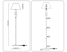 Торшер Ambrella light High light LH75265 5