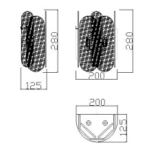 Настенный светильник Freya Deserto FR5141WL-02BS 3
