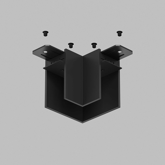 Угловой соединитель для шинопровода Denkirs Smart Base TR2102-BK Фото № 1