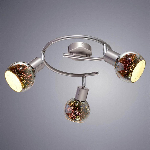 Спот Arte Lamp Illusione A6125PL-3SS изображение 2 Спот Arte Lamp Illusione A6125PL-3SS Фото № 2