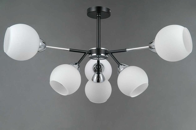 Люстра Illumico IL0715-6CSQ-24 BK CR LIBRA Фото № 2