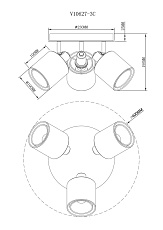 Спот Moderli Room V10627-3C 1