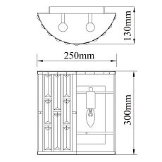 Настенный светильник MW-Light Монарх 1 121020102 5