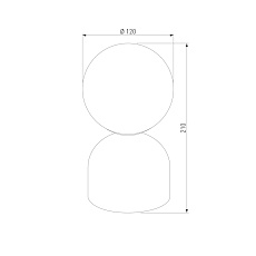 Настольная лампа TK Lighting 16040 Miki 1