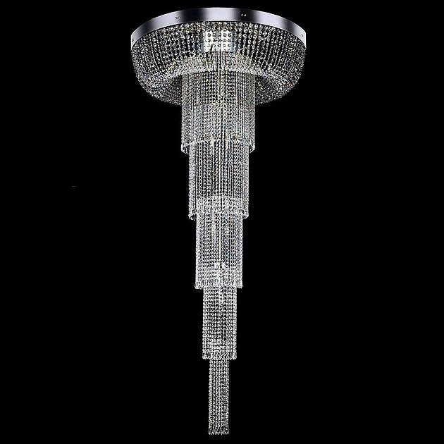 Каскадная люстра Artglass Rosamunde Dia 1000X2200 Polished CE Фото № 1