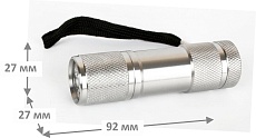 Ручной светодиодный фонарь Ultraflash Classic от батареек 90х30 20 лм UF9LED 7903 2