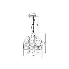 Подвесная люстра Vele Luce Polaris VL4153P26 3