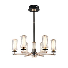 Подвесная светодиодная люстра Indigo Grandioso 13038/6R Black V000185L 2