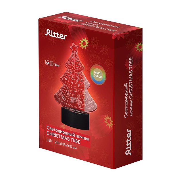 Светильник-ночник Ritter Christmas Tree 29256 2 изображение 2 Светильник-ночник Ritter Christmas Tree 29256 2 Фото № 2
