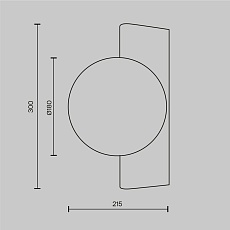Бра Maytoni Avant-garde MOD324WL-01CH 1