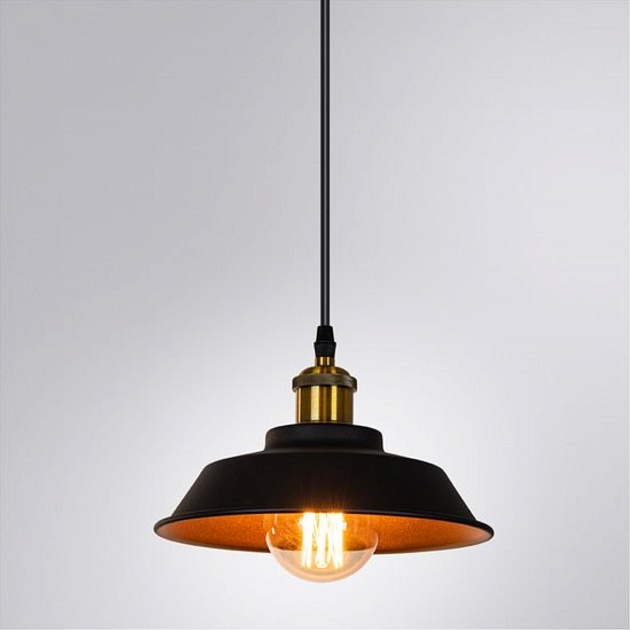 Подвесной светильник Arte Lamp Cappello A7038SP-1BK Фото № 4