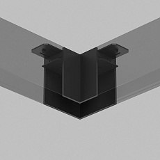 Угловой соединитель для шинопровода Denkirs Smart Base TR2102-BK 3