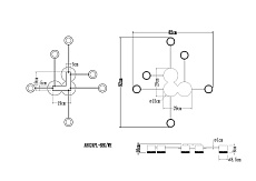 Потолочная люстра Arte Lamp Legacy A8024PL-6BK 1