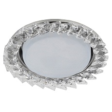 Встраиваемый светильник ЭРА GX53 DK86 CH/WH Б0020576