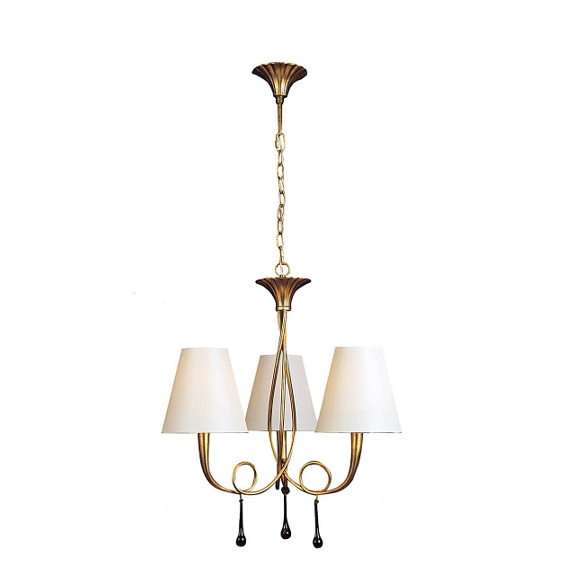 Подвесная люстра Mantra Paola Painted Gold 3542 изображение 1 Подвесная люстра Mantra Paola Painted Gold 3542 Фото № 1